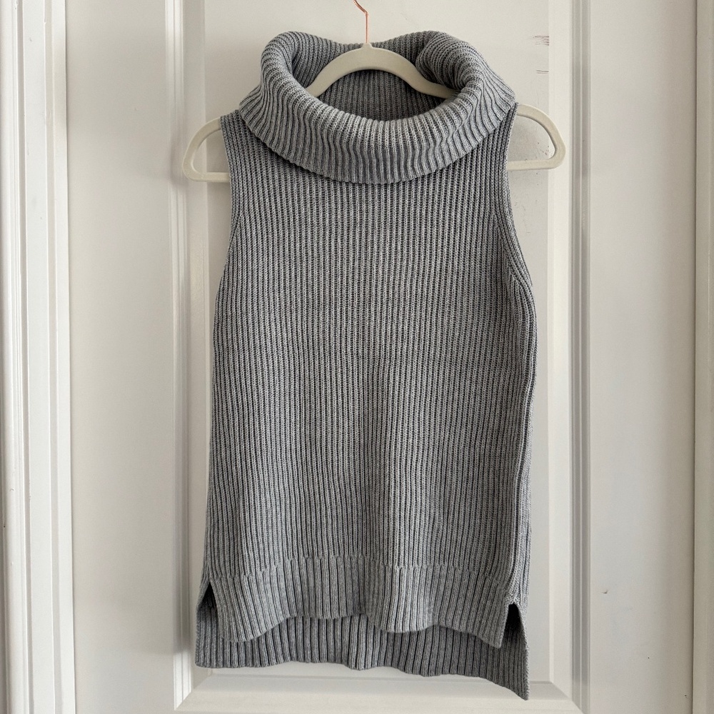 Michael Kors Sleeveless Funnel Neck Sweater | Size S